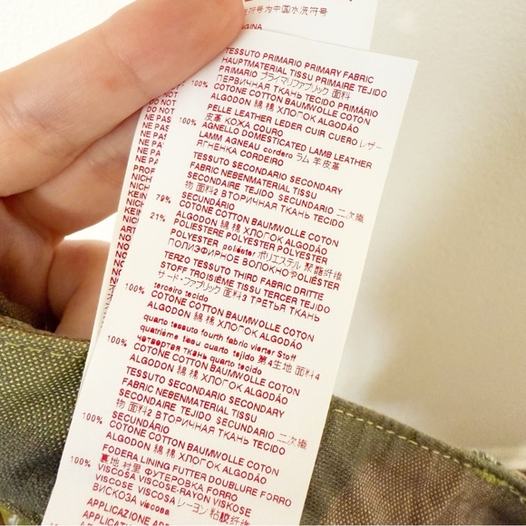 MARNI Cargo Pocket Patchwork Suede Camo Mixed Media Midi Skirt Green Size Medium - Picture 15 of 16